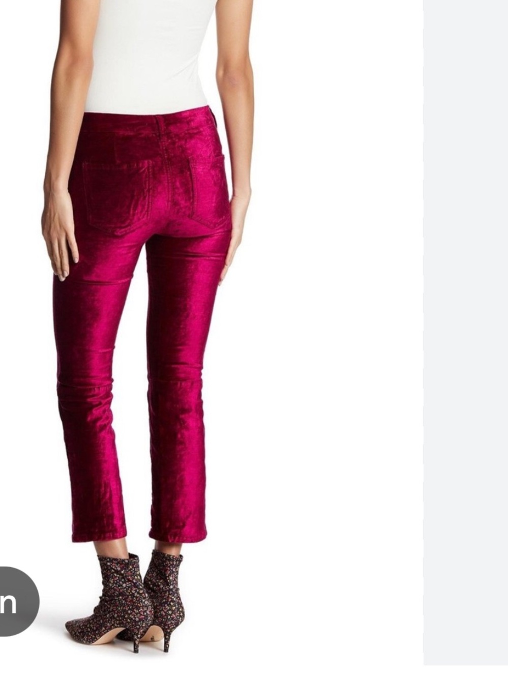 Free People Velvet Pants